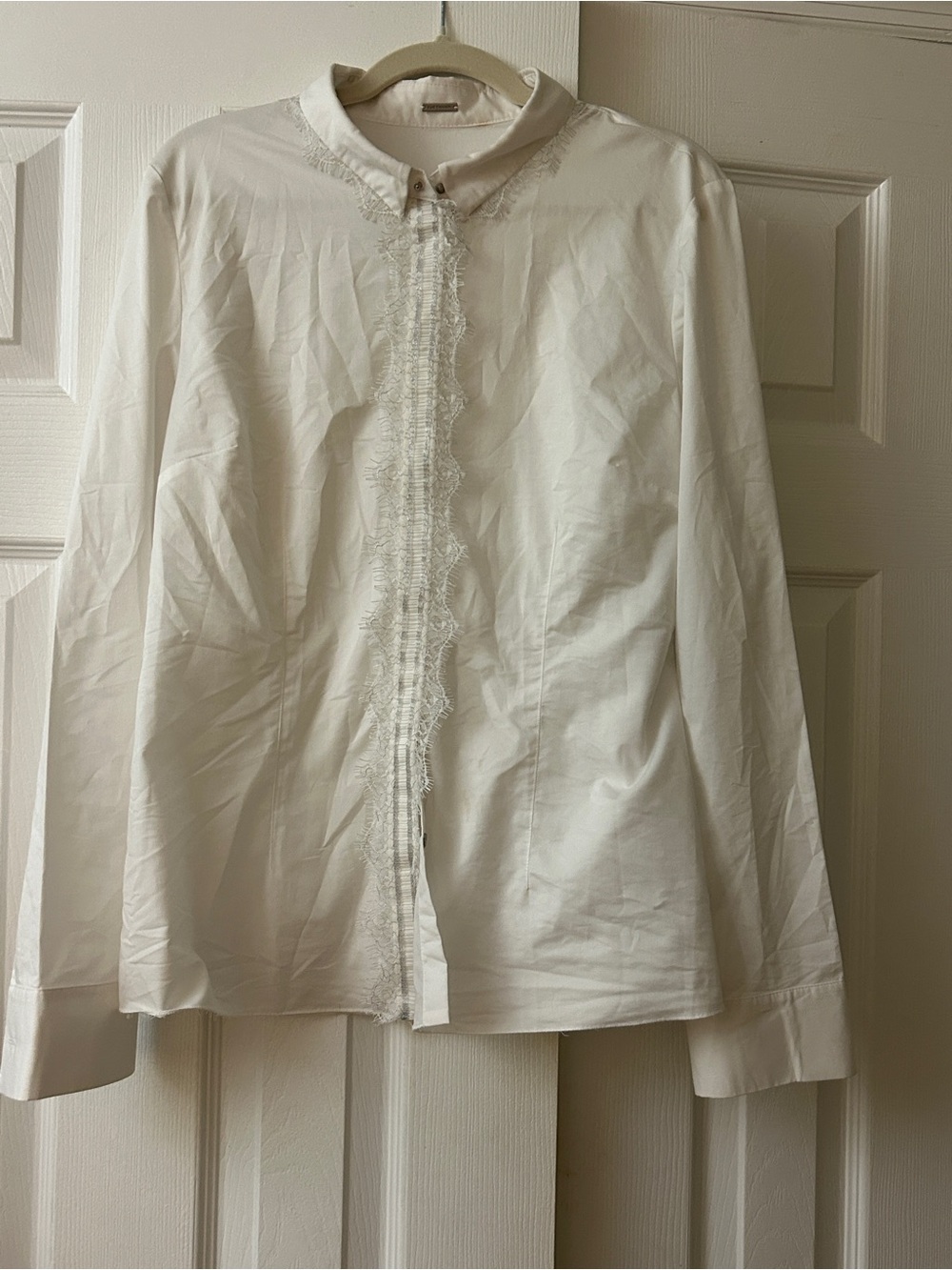 Elie Tahari M Women’s white blouse lace